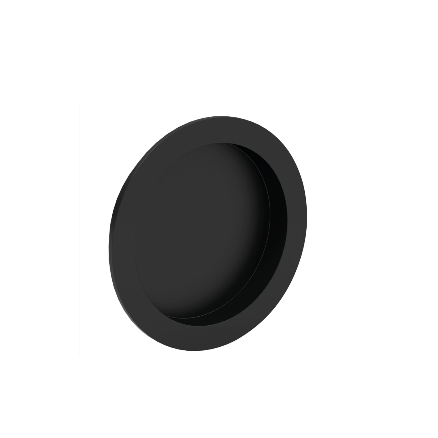 Poignée Cuvette Ronde Inox - Epoxy Doré Foncé