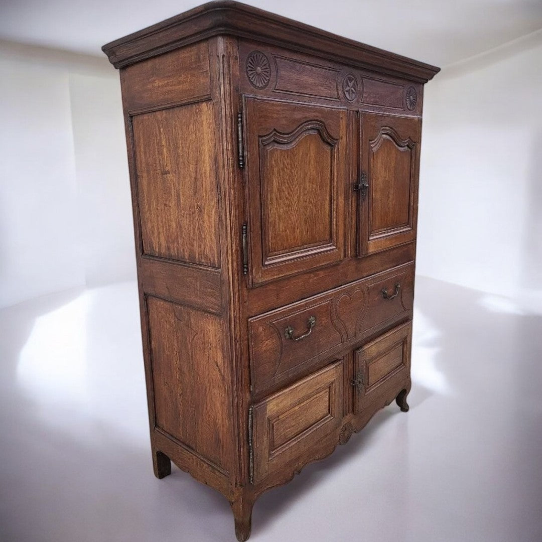 Superbe Buffet Armoire en Chêne - XVIIIème Siècle