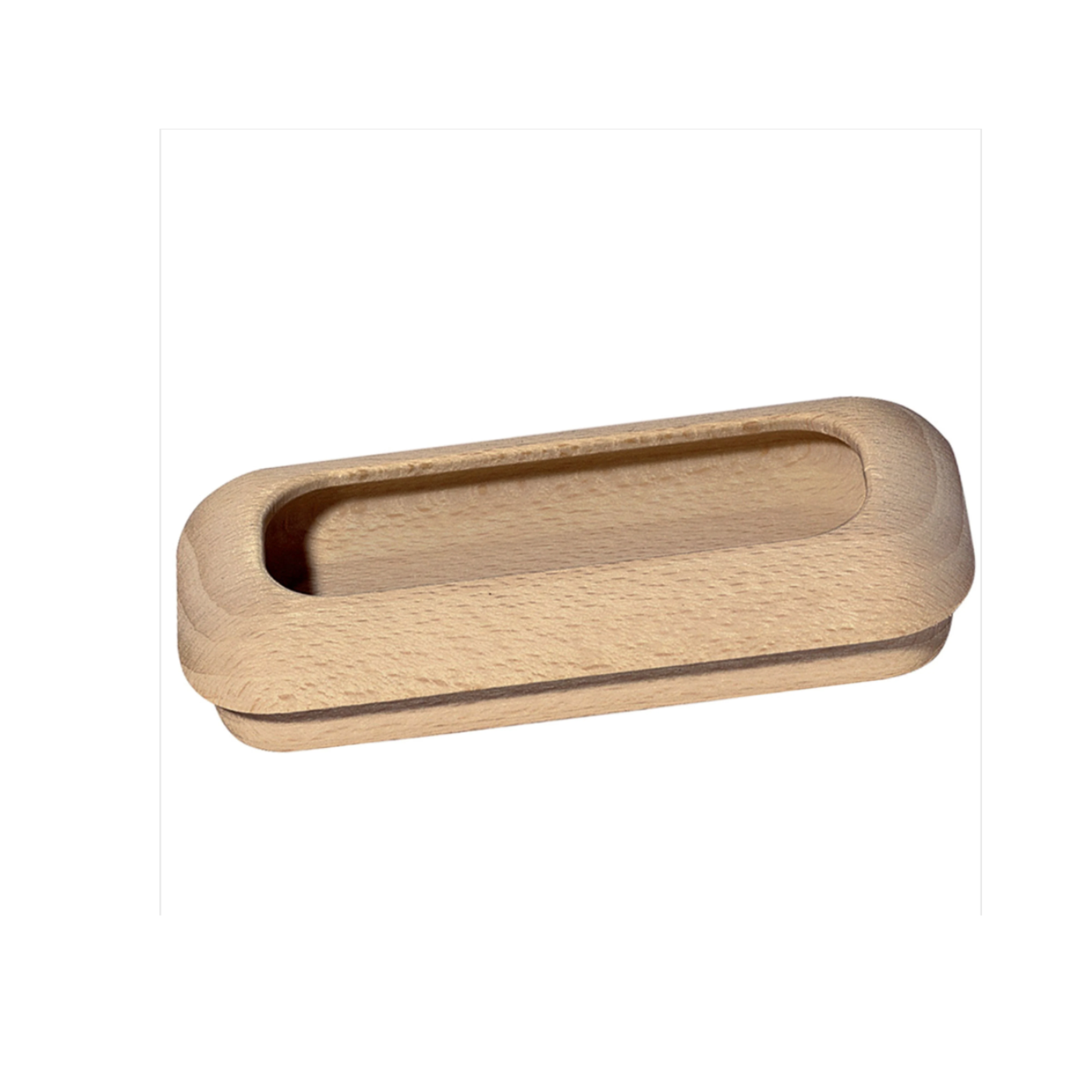 Poignée Cuvette à Encastrer - Hêtre