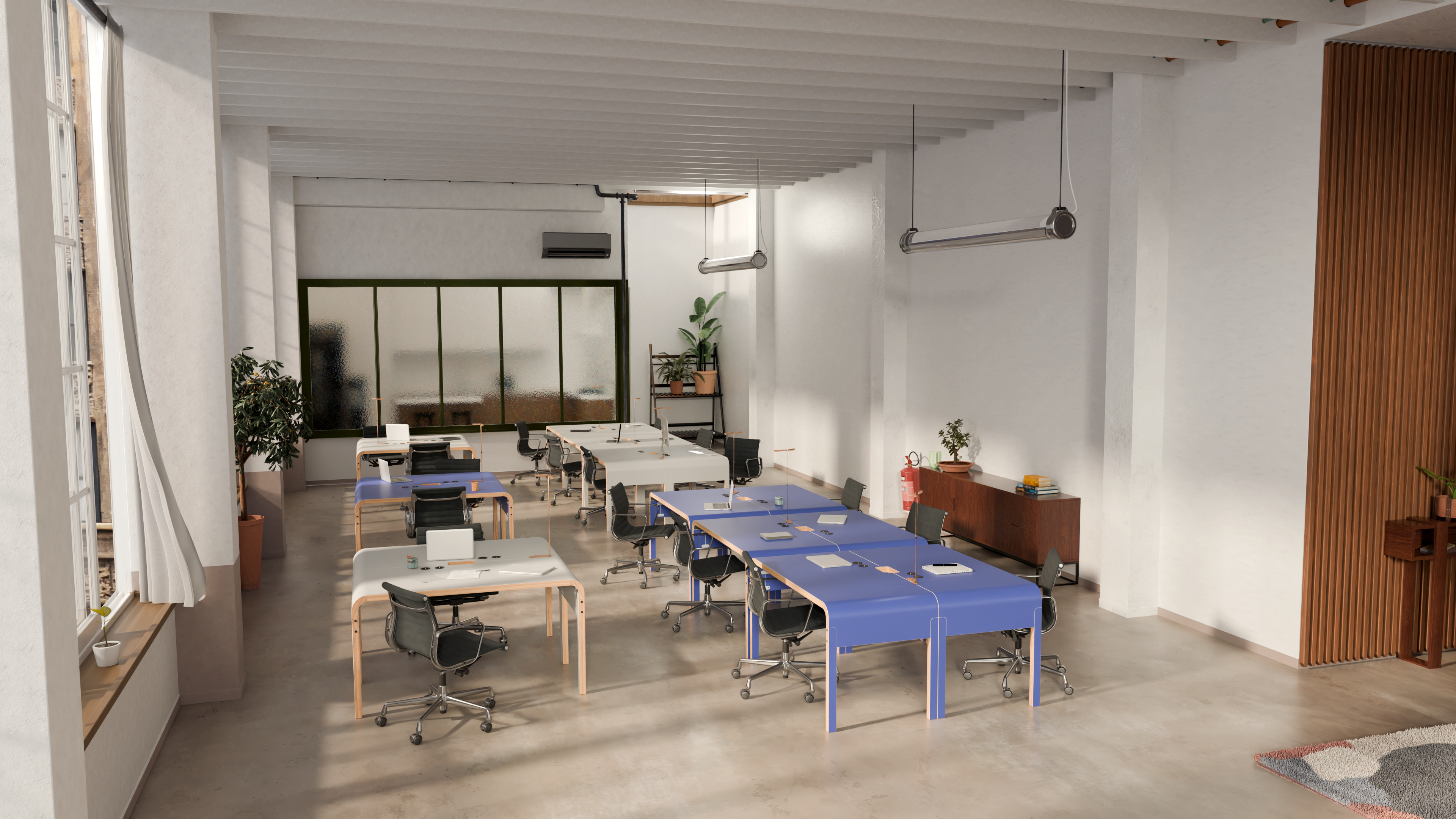 Bureau Bupo en Portes d'Immeubles Tertiaires Upcyclées