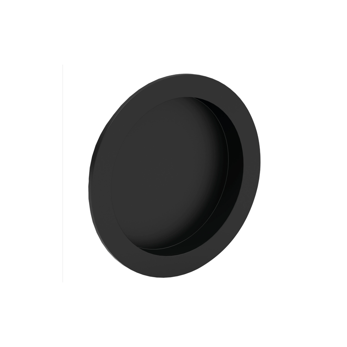Poignée Cuvette Ronde Inox - Epoxy Doré Foncé