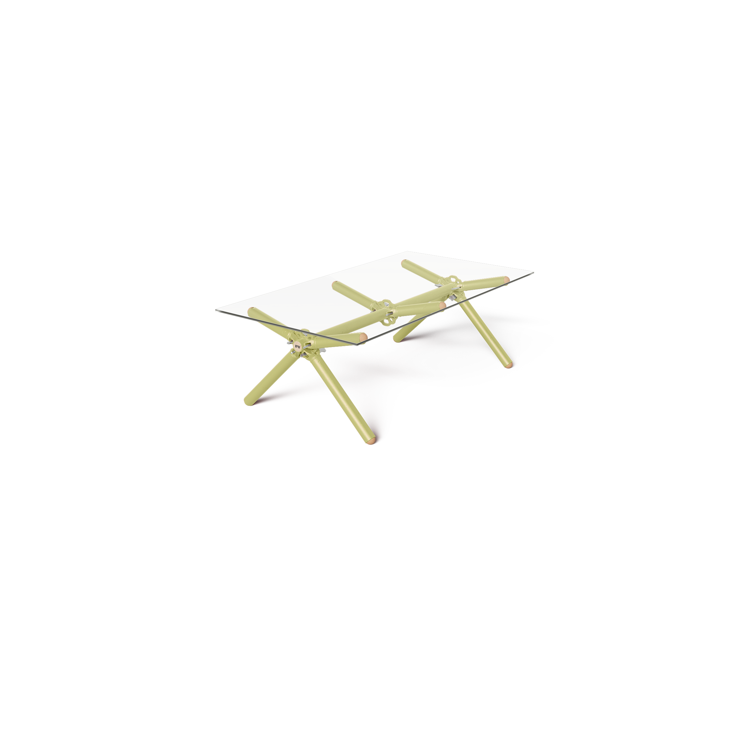 Table Basse Clavex en Échafaudages Upcyclés