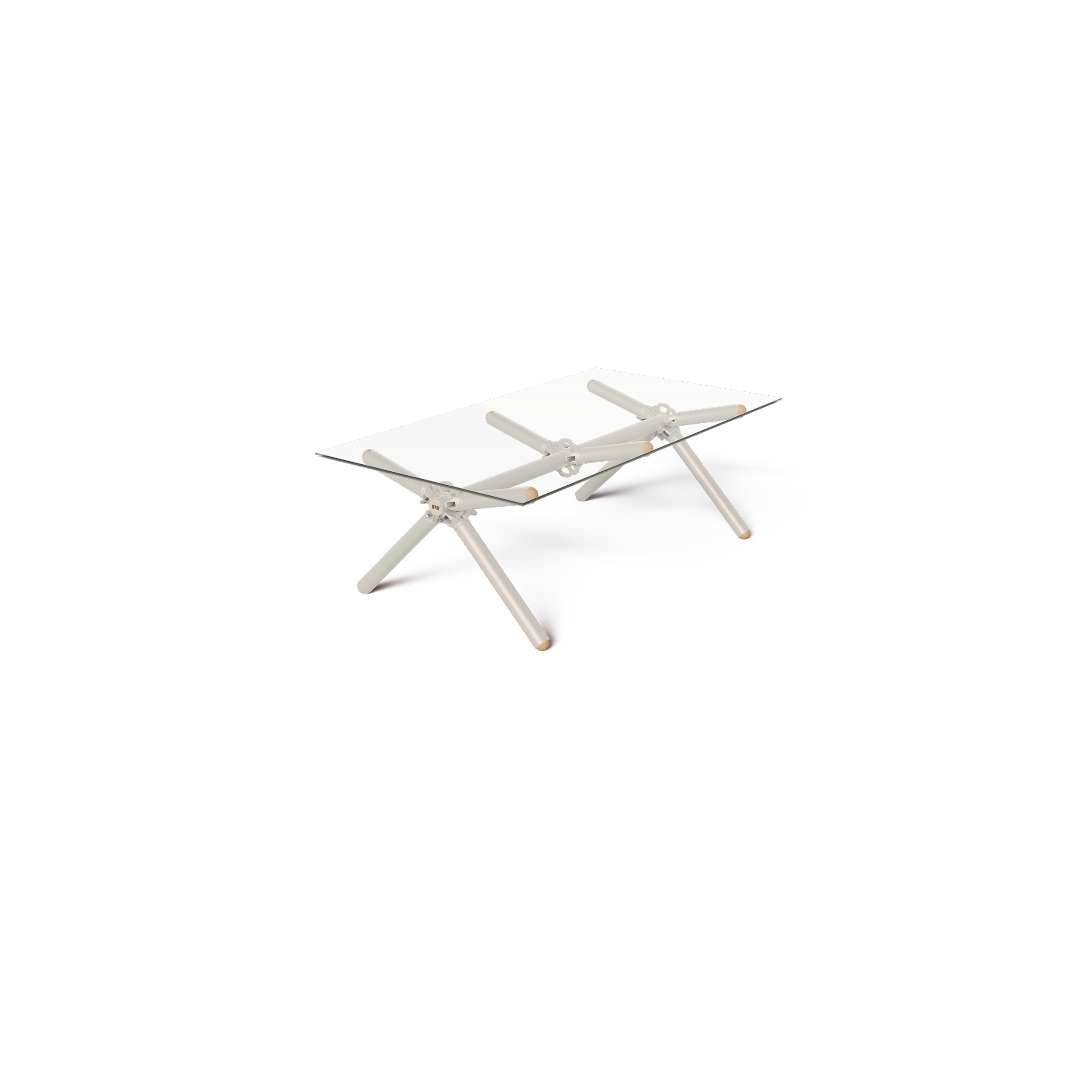 Table Basse Clavex en Échafaudages Upcyclés