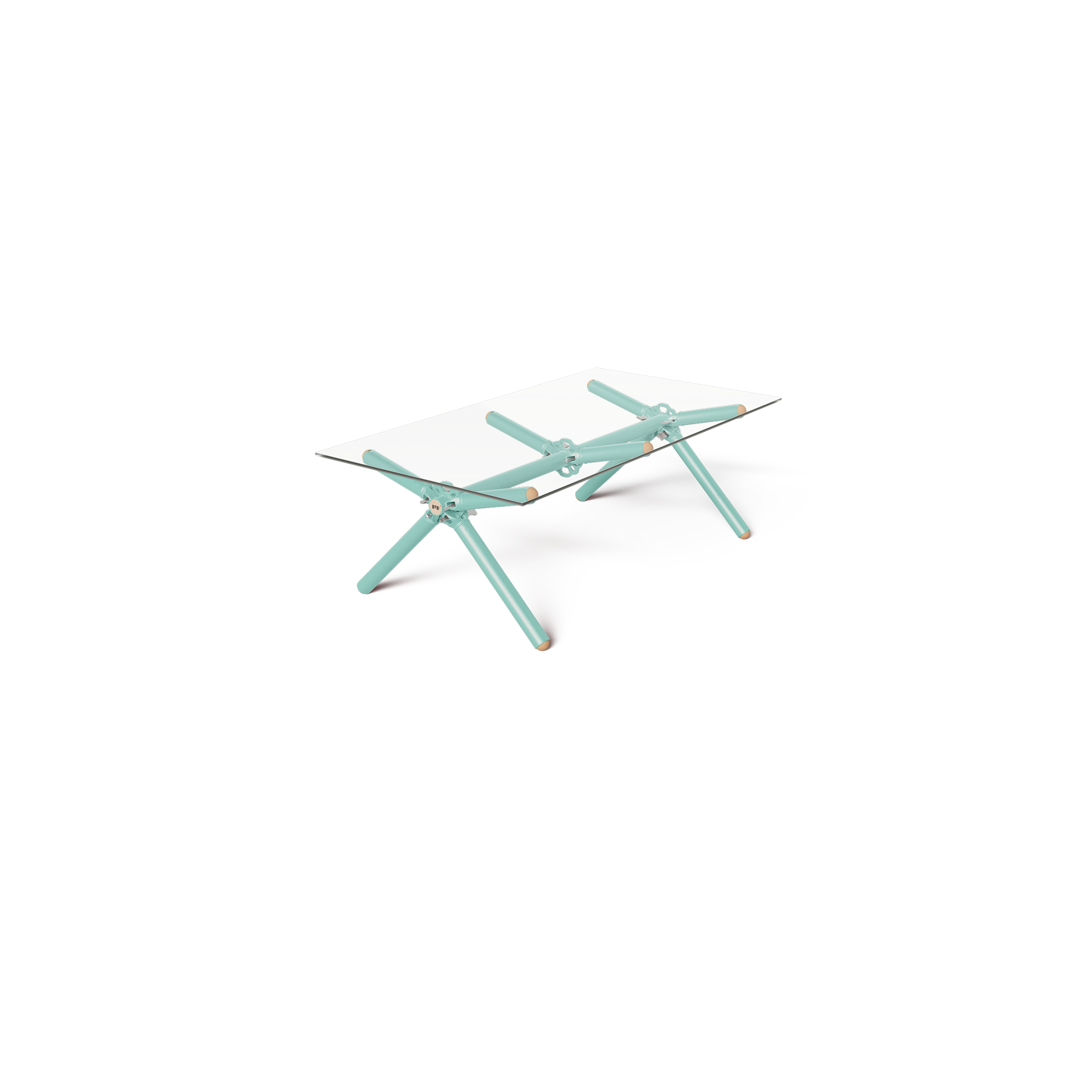 Table Basse Clavex en Échafaudages Upcyclés