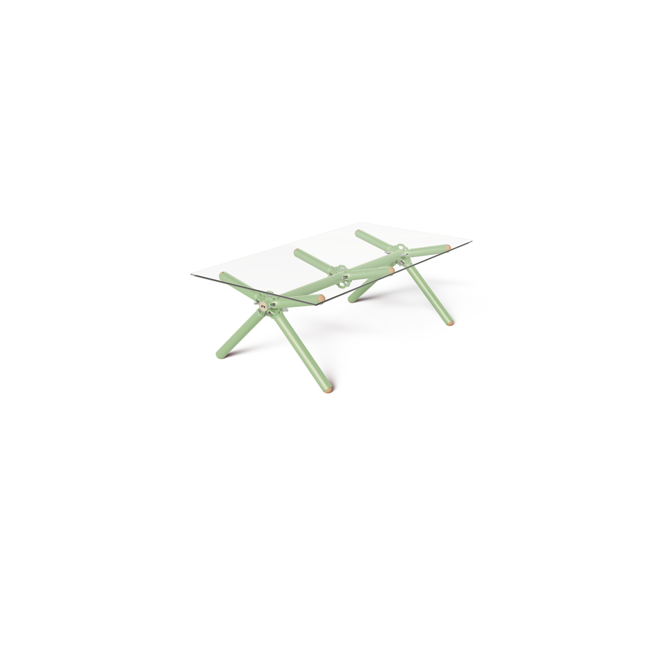 Table Basse Clavex en Échafaudages Upcyclés