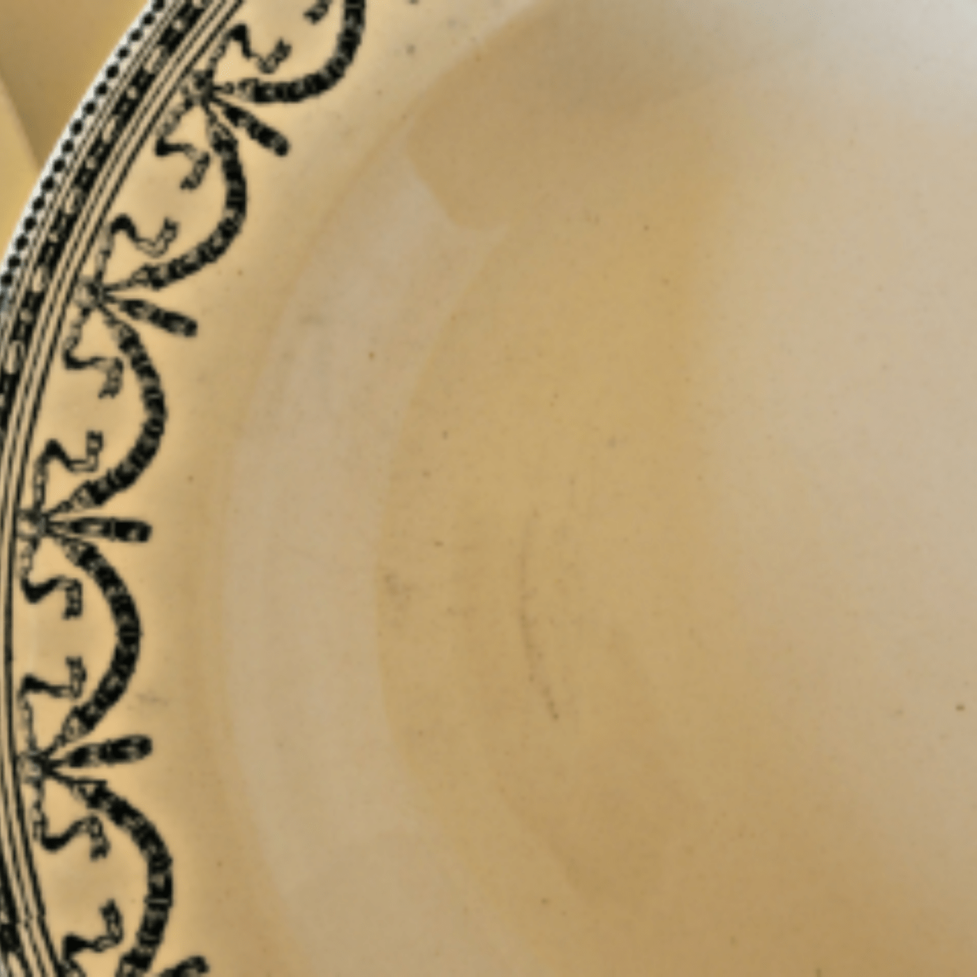 6 assiettes creuses Salins modèle Guirlandes Louis XVI - Ethic Atelier