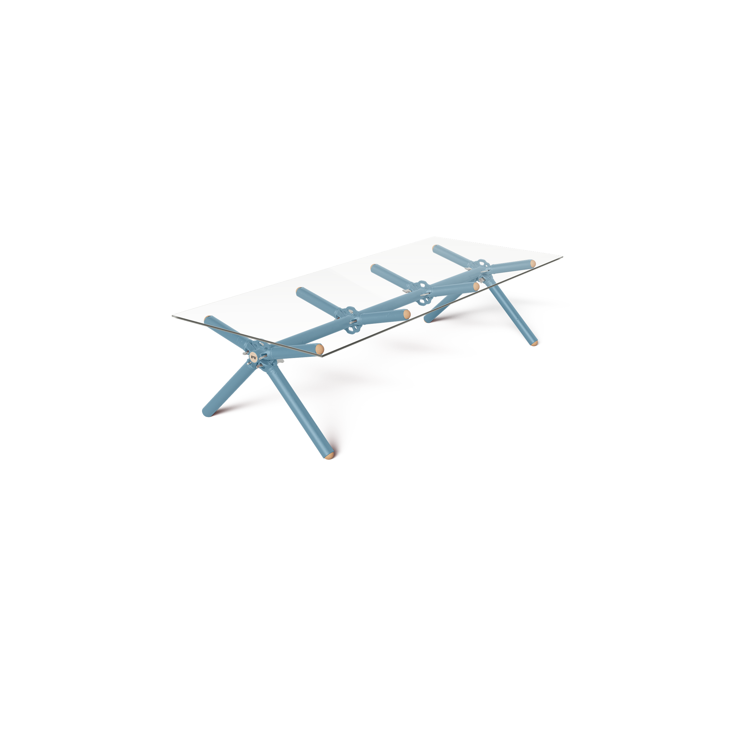 Table Basse Clavex en Échafaudages Upcyclés