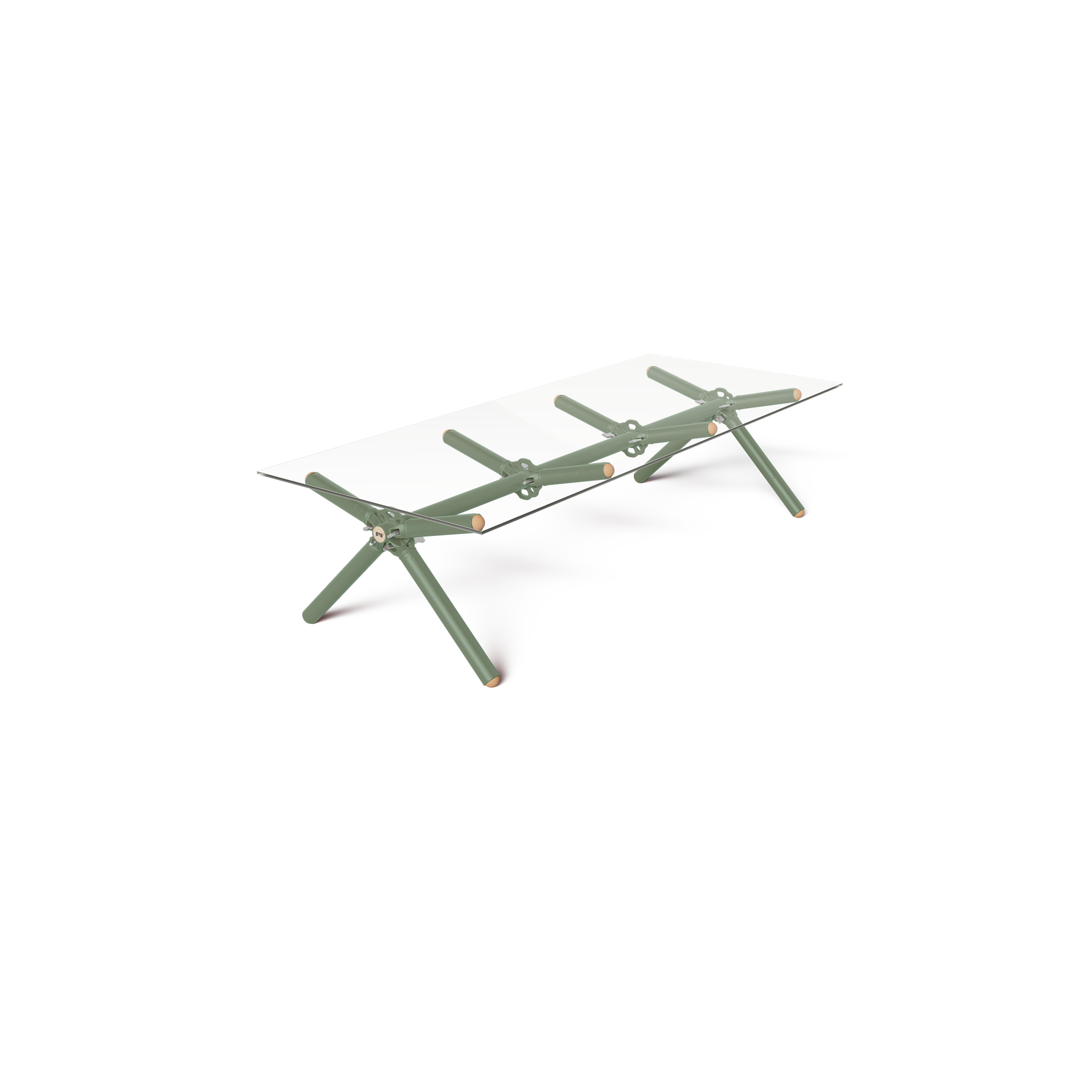 Table Basse Clavex en Échafaudages Upcyclés