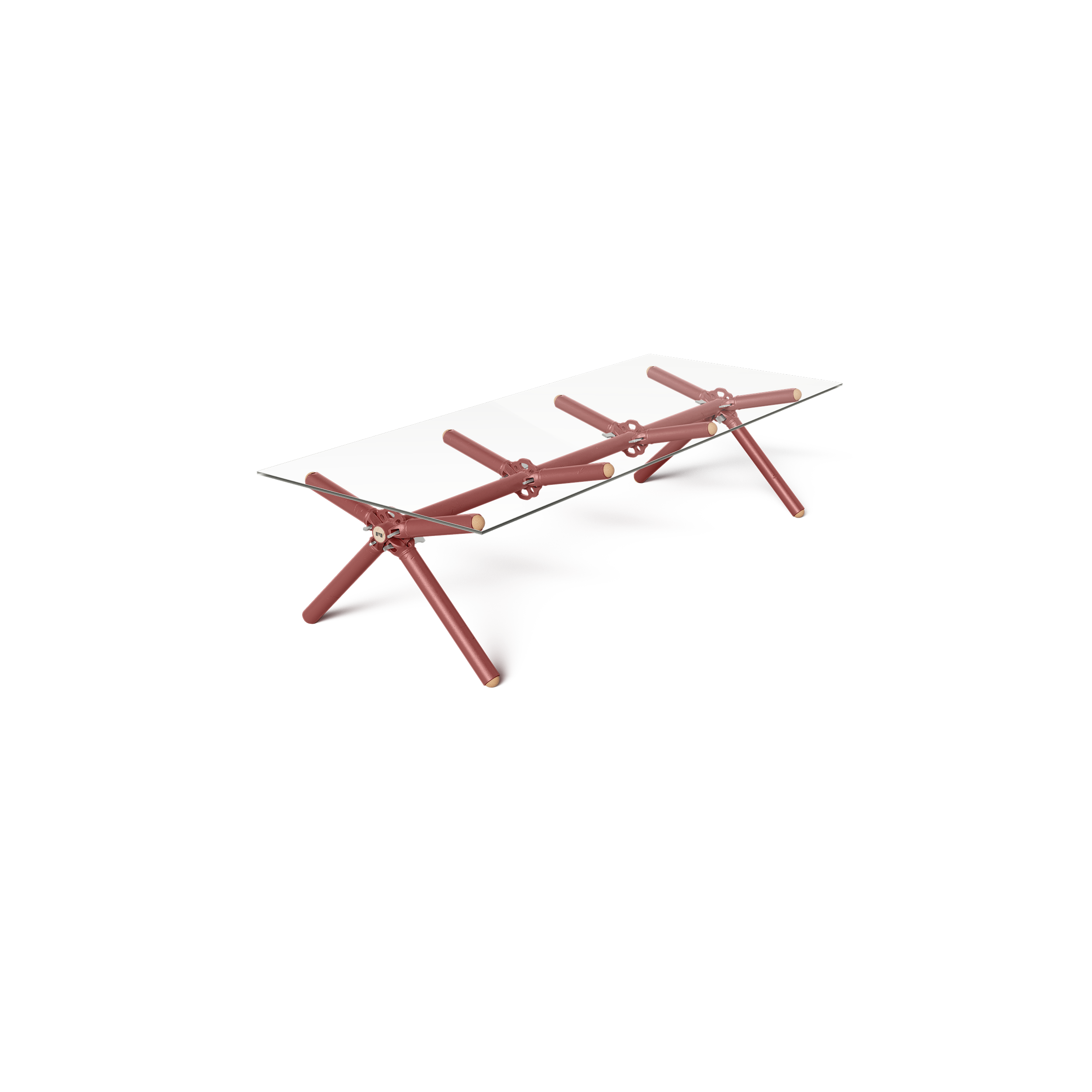 Table Basse Clavex en Échafaudages Upcyclés