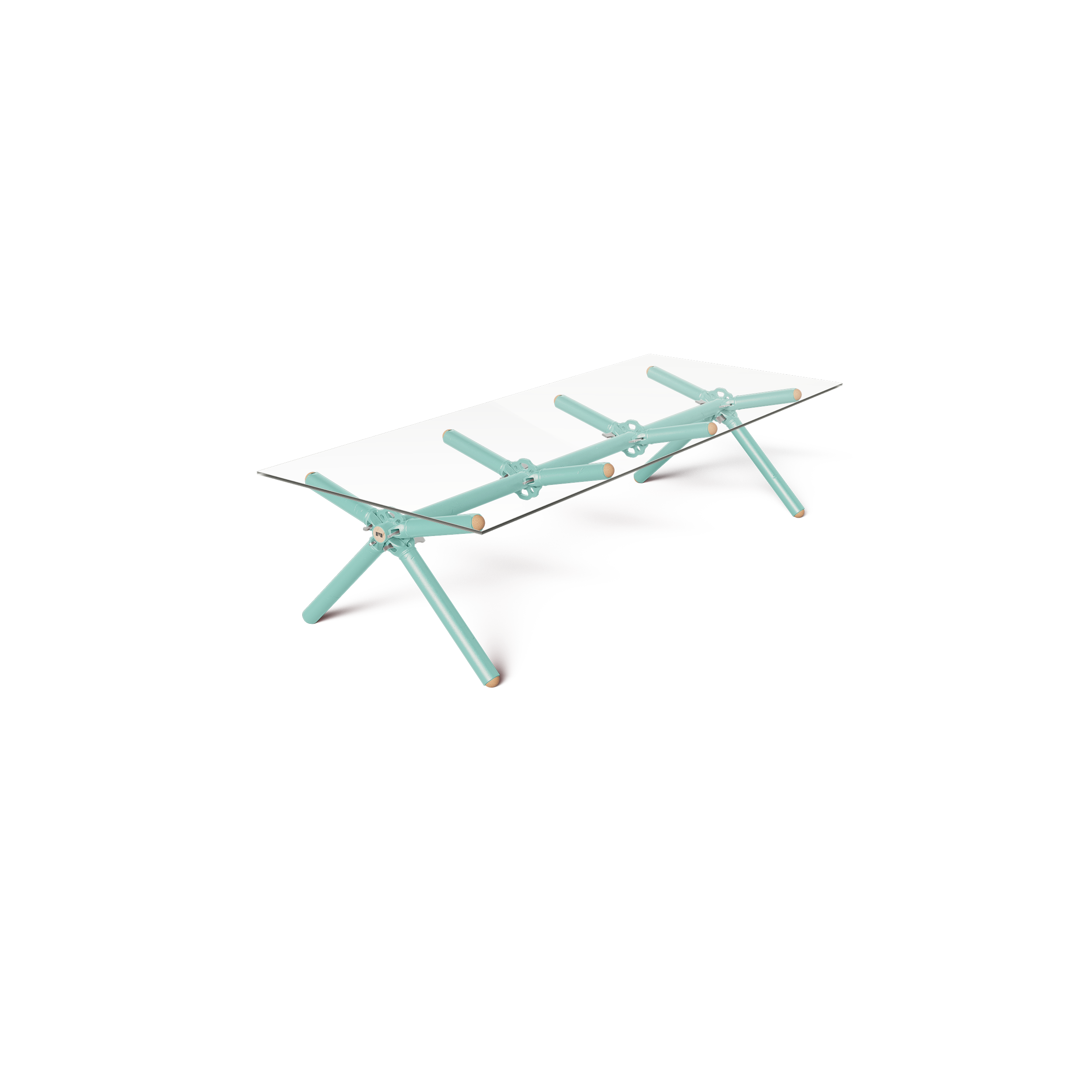 Table Basse Clavex en Échafaudages Upcyclés