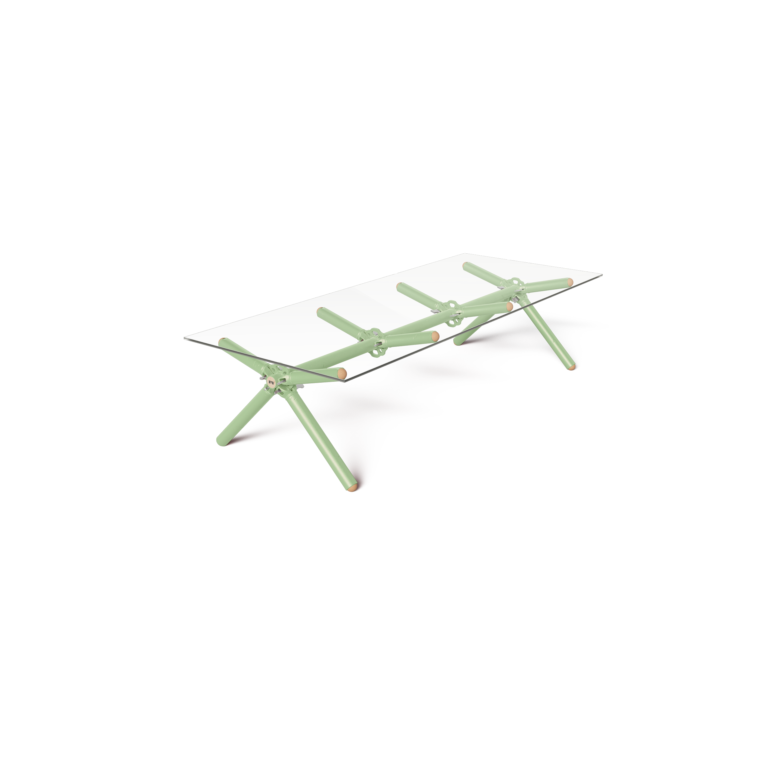 Table Basse Clavex en Échafaudages Upcyclés