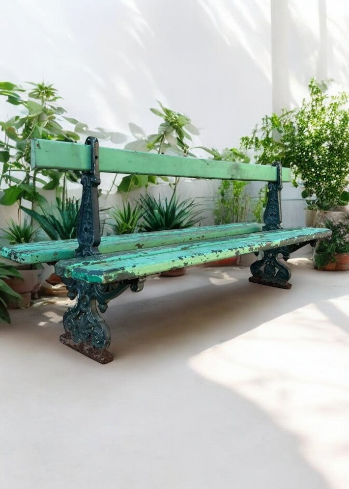 Grand Banc de Jardin Public de la Ville de Paris 1875 – Élégance et Histoire