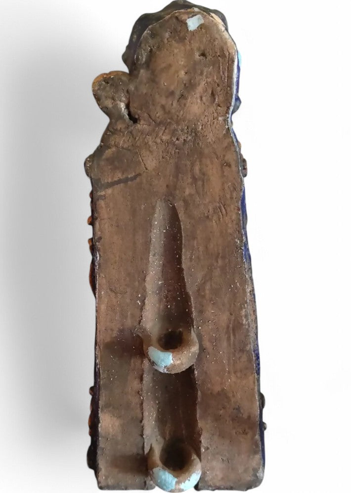 Vierge de procession en faience du XVIII Siècle
