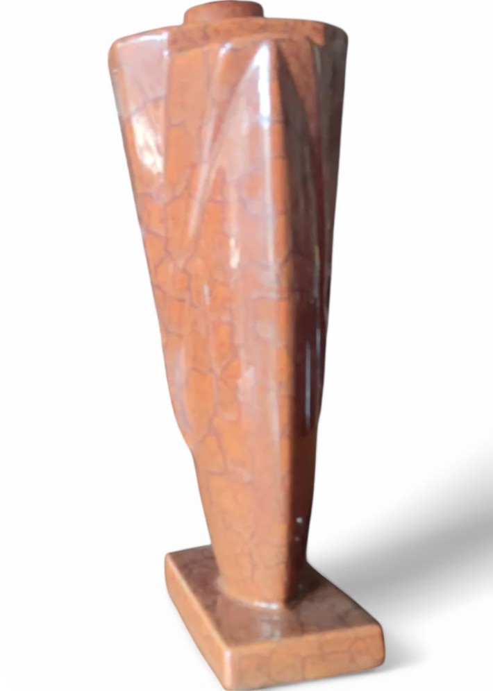 Grande Lampe à Poser en Céramique Art Déco