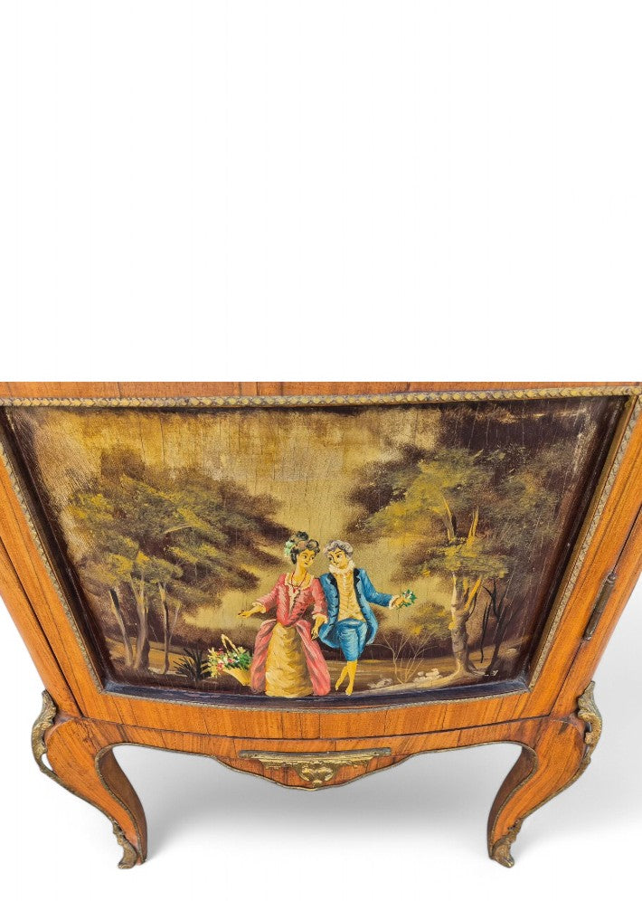 Vitrine Louis XV avec Scène Romantique