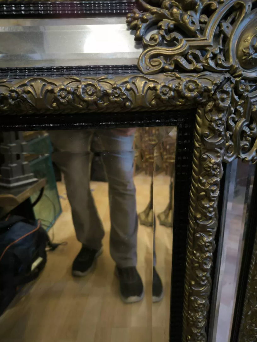 Miroir à Parecloses d'Époque Napoléon III