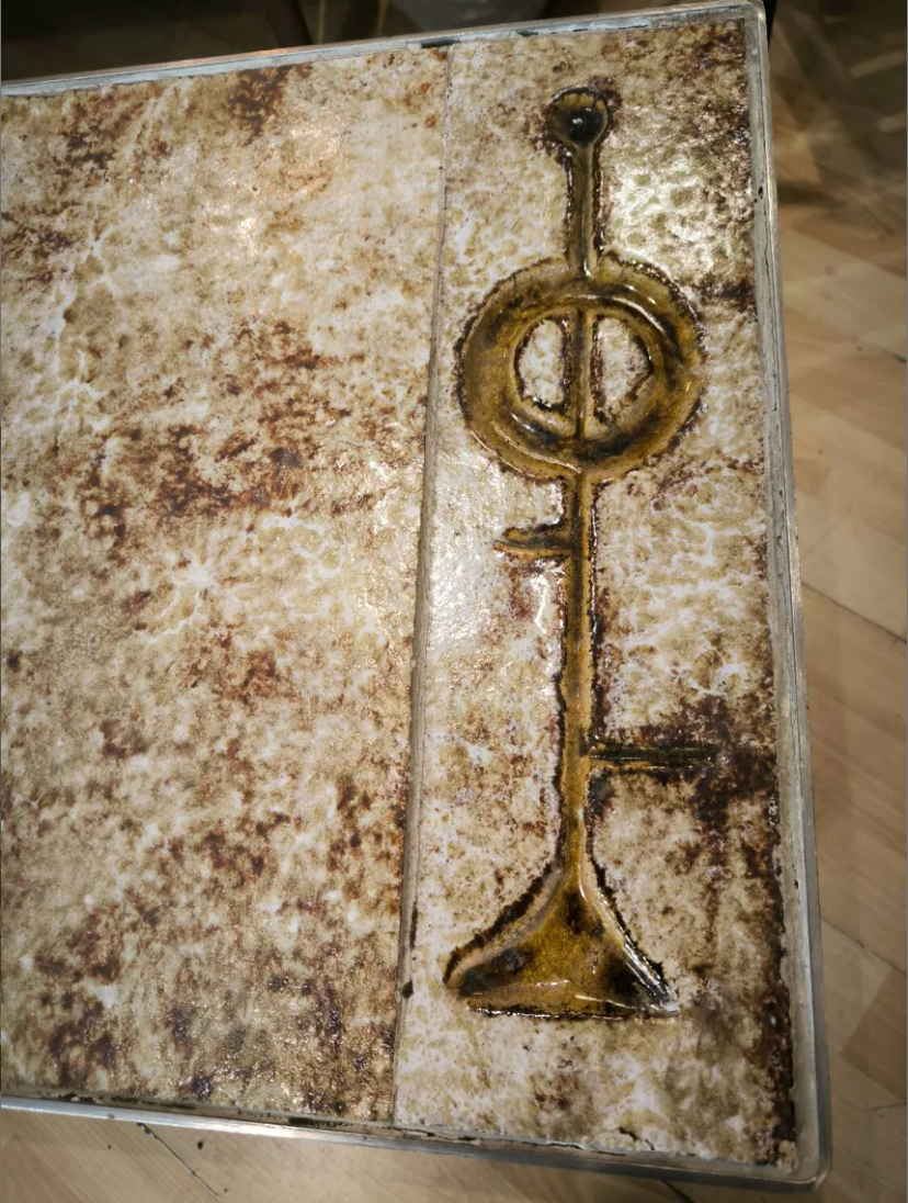 Table Basse en Céramique par Jean et Robert Cloutier – Vers 1960