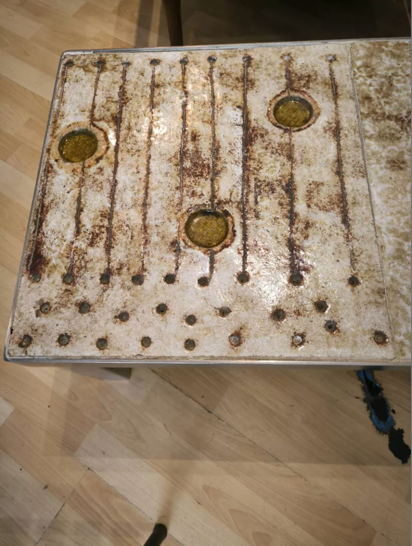 Table Basse en Céramique par Jean et Robert Cloutier – Vers 1960