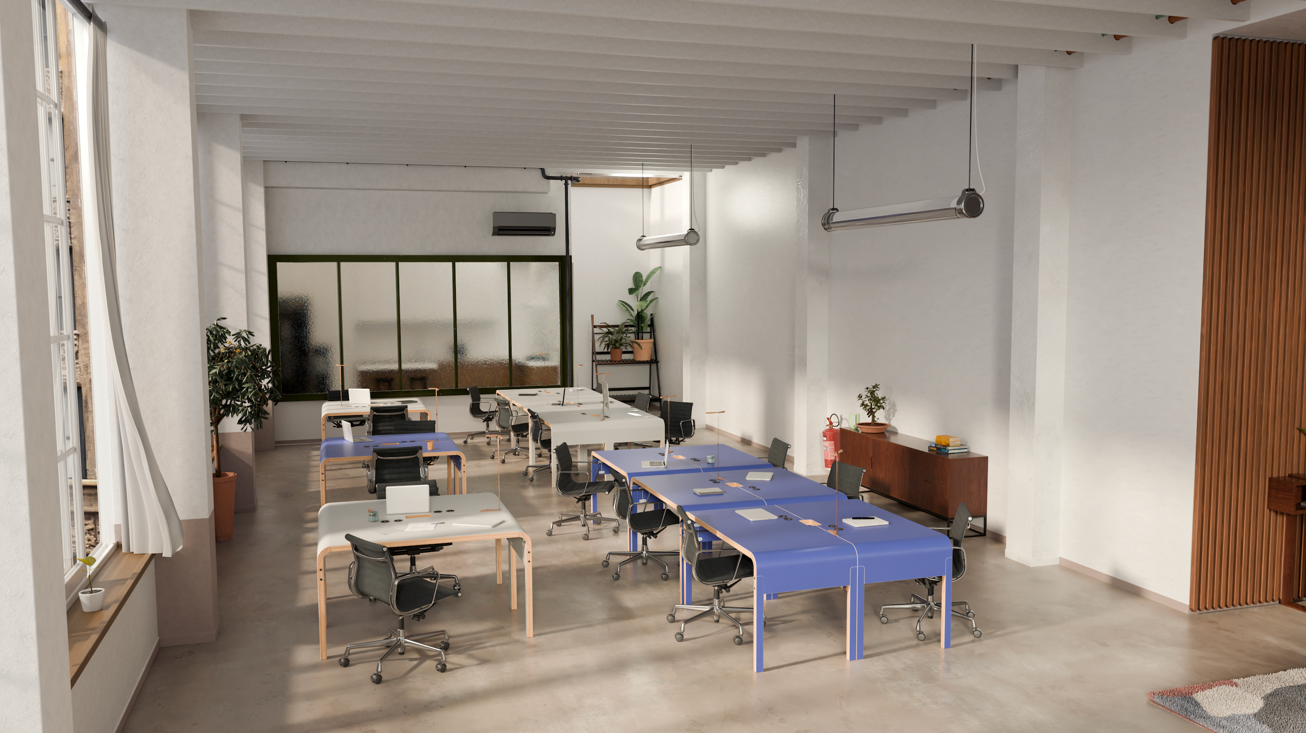Bureau Bupo en Portes d'Immeubles Tertiaires Upcyclées