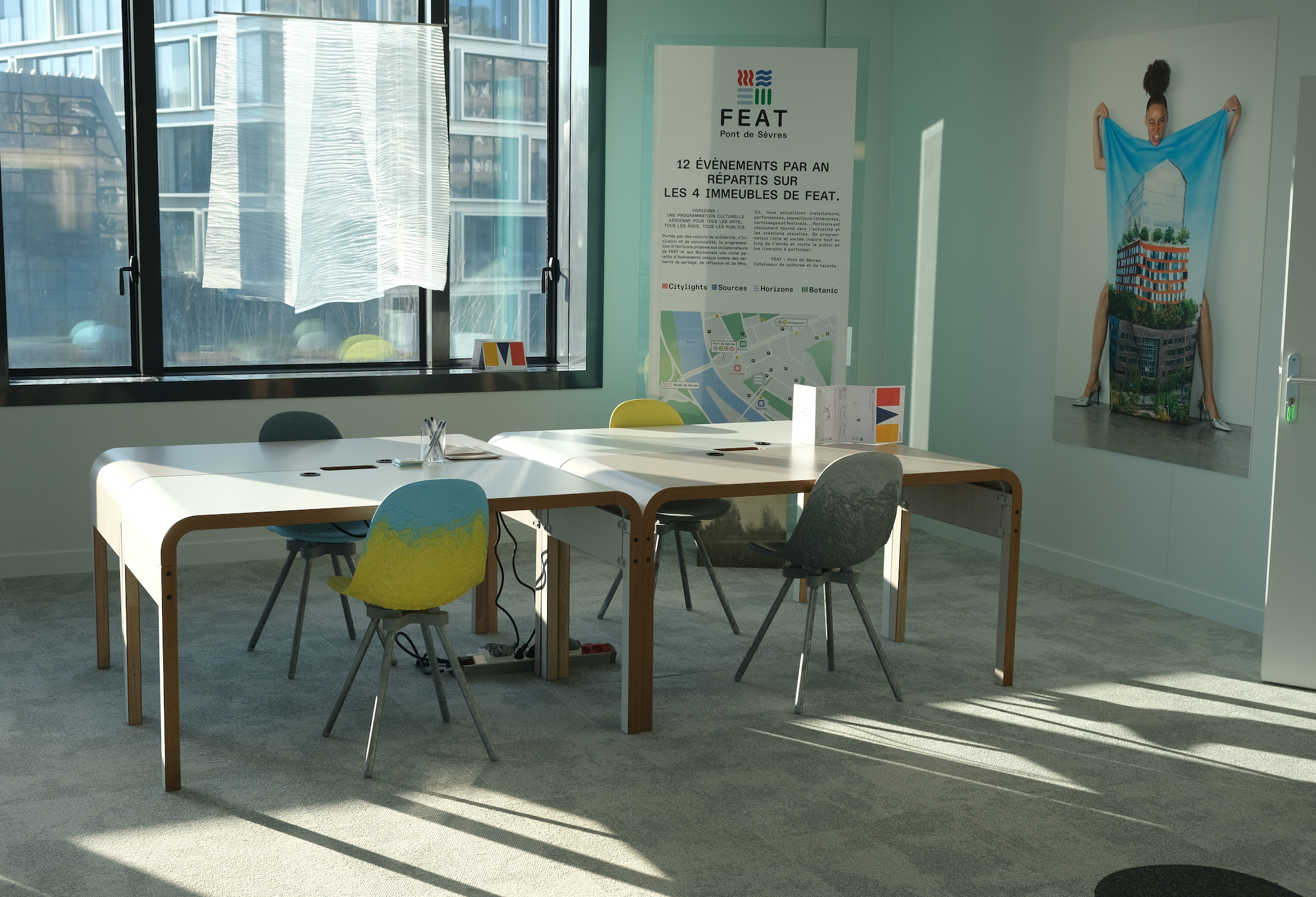 Bureau Bupo en Portes d'Immeubles Tertiaires Upcyclées