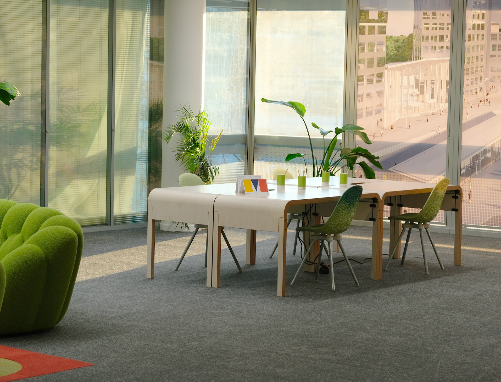 Bureau Bupo en Portes d'Immeubles Tertiaires Upcyclées