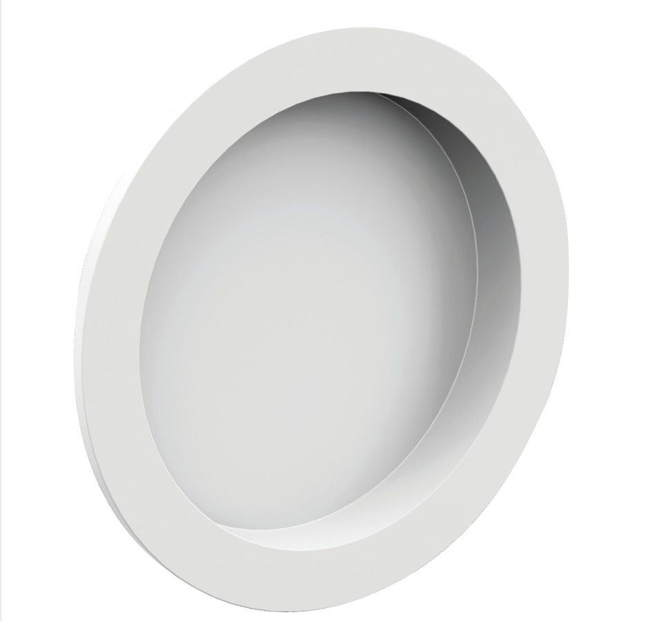 Poignée Cuvette Ronde Inox - Epoxy Doré Foncé