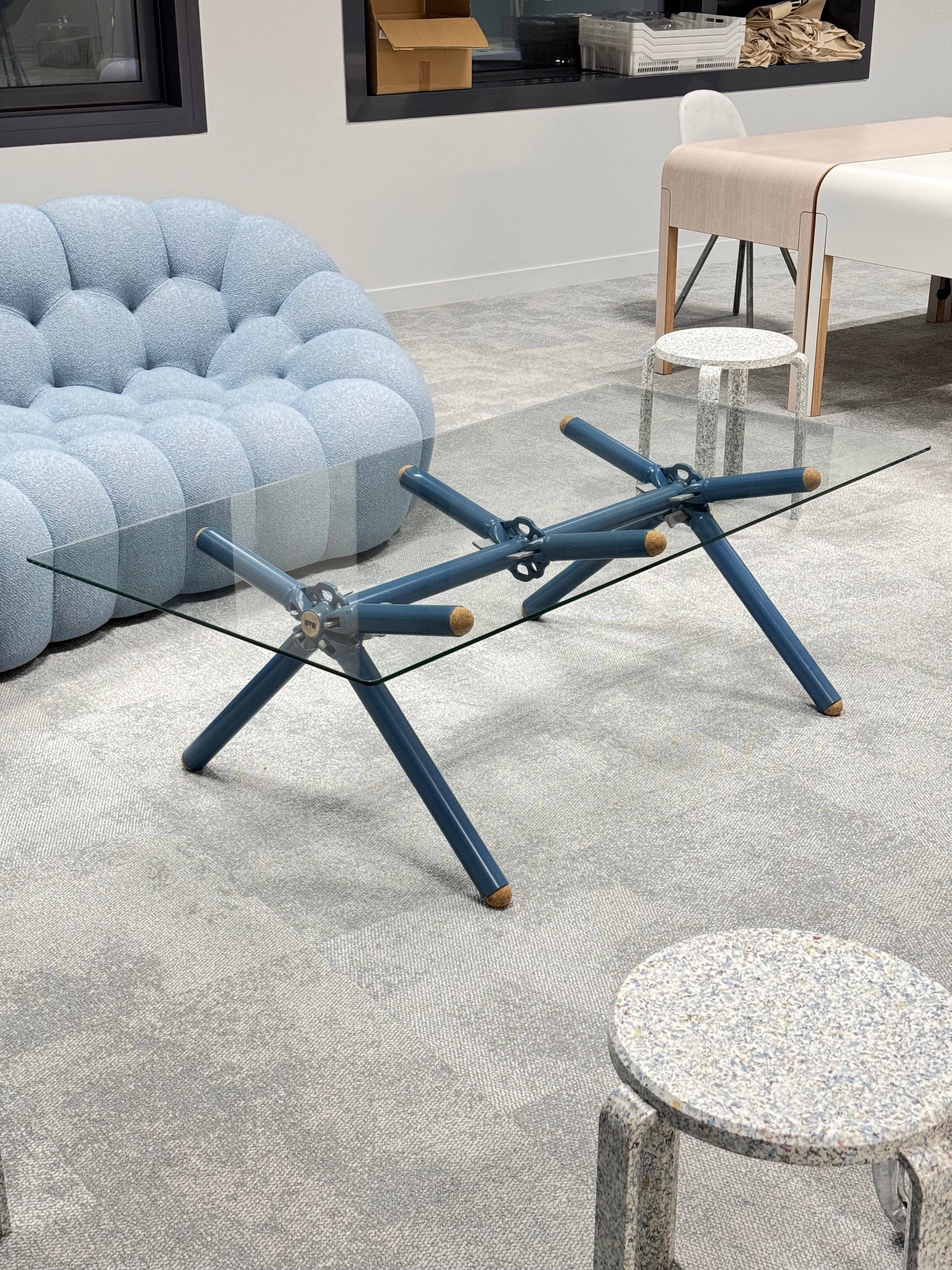 Table Basse Clavex en Échafaudages Upcyclés