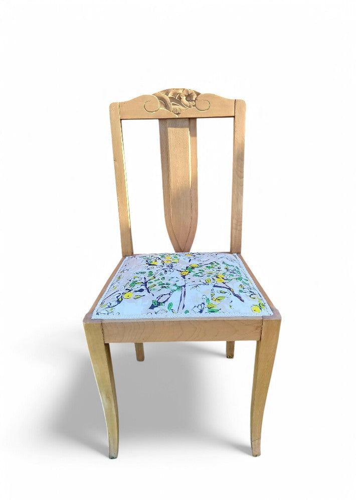 Chaise Art Déco Restaurée