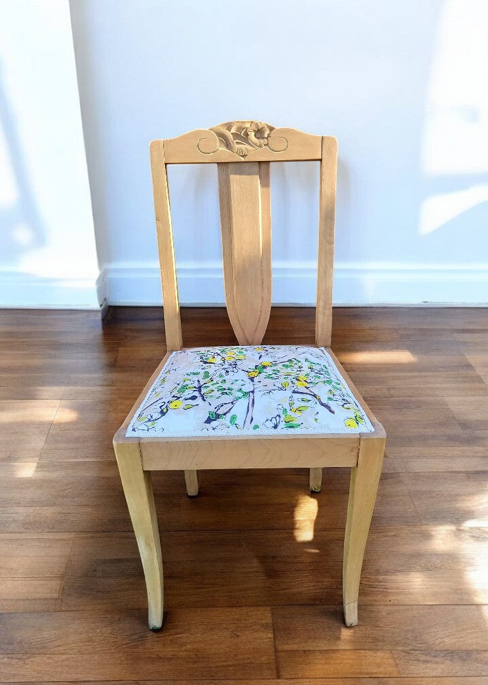 Chaise Art Déco Restaurée