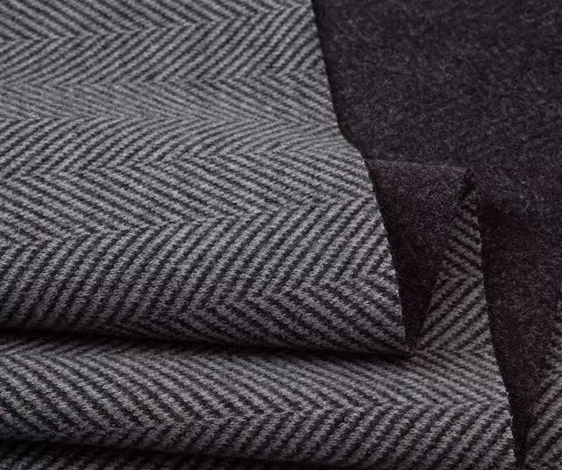 Tissu de Flanelle à Chevrons "Éco-Responsable"