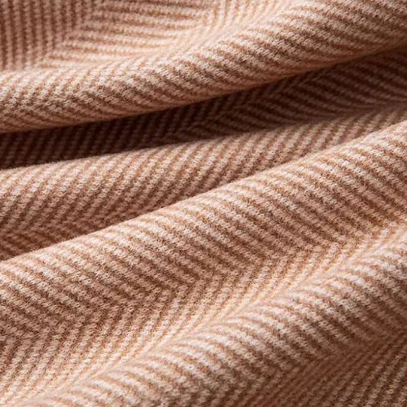 Tissu de Flanelle à Chevrons "Éco-Responsable"