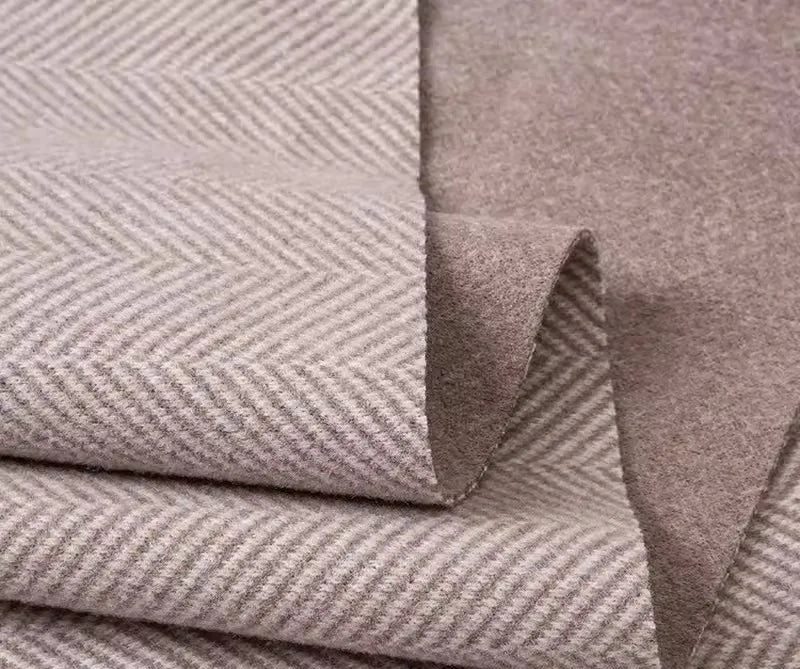 Tissu de Flanelle à Chevrons "Éco-Responsable"