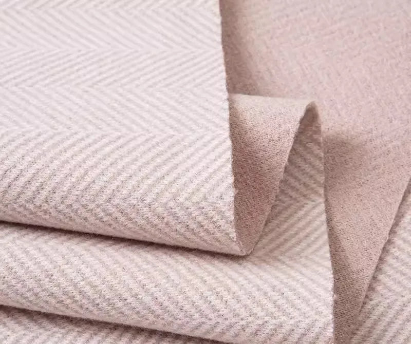 Tissu de Flanelle à Chevrons "Éco-Responsable"