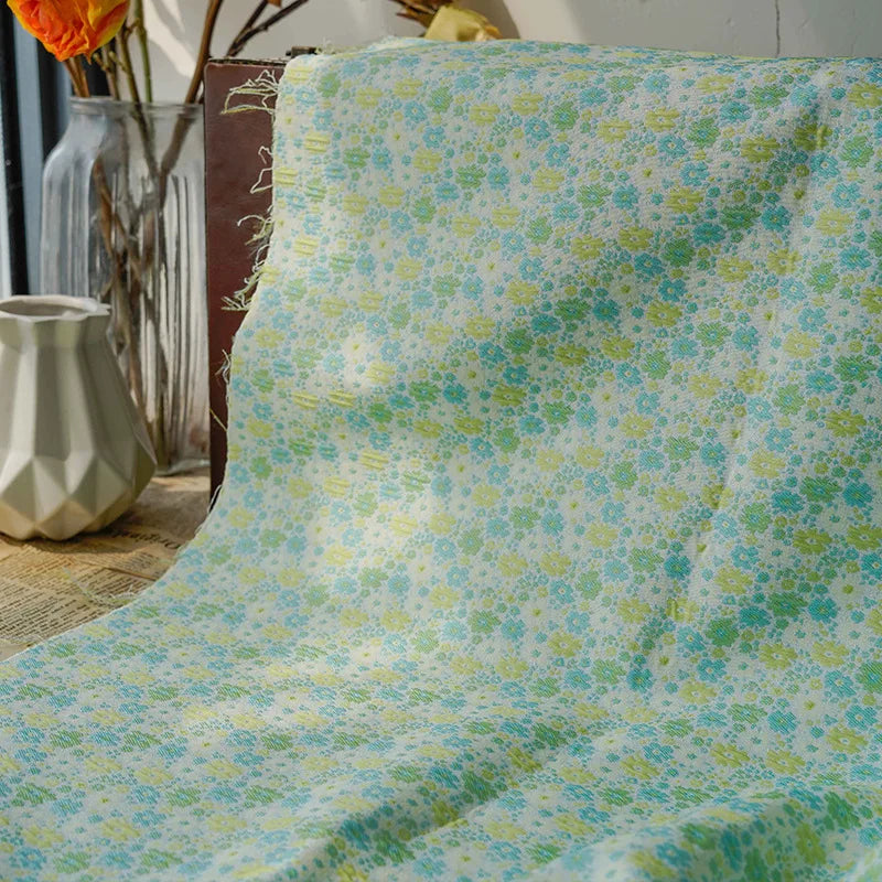 Tissu Jacquard "Harmonie Naturelle"