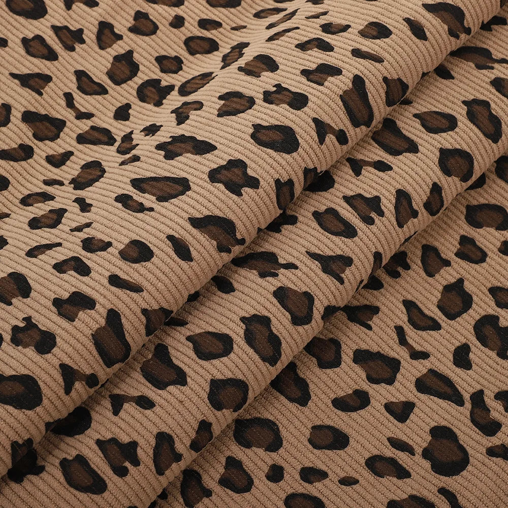 Tissu en Velours Côtelé "Ocelot"