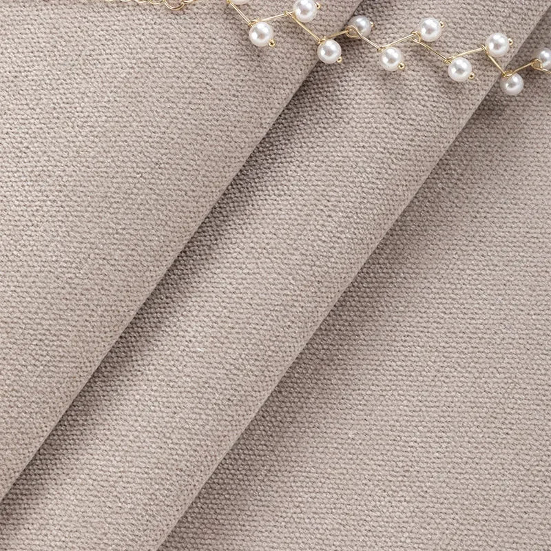 Tissu Chenille Uni Épais "Durabilité et Confort"
