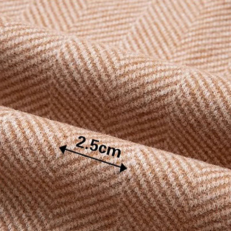Tissu de Flanelle à Chevrons "Éco-Responsable"