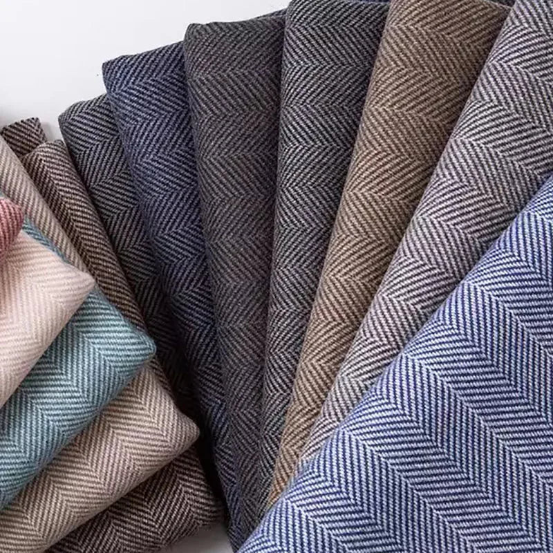 Tissu de Flanelle à Chevrons "Éco-Responsable"