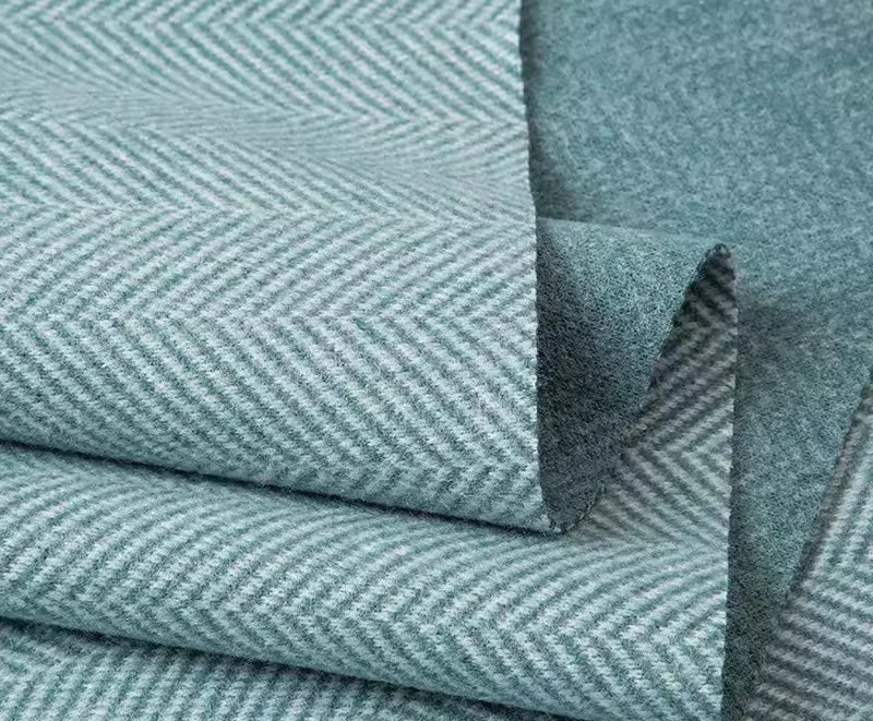 Tissu de Flanelle à Chevrons "Éco-Responsable"