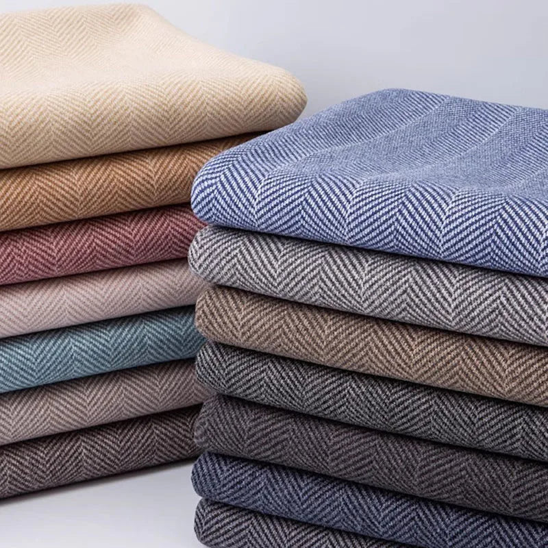 Tissu de Flanelle à Chevrons "Éco-Responsable"