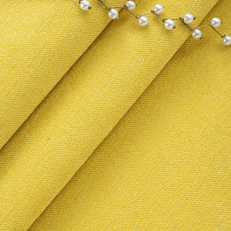 Tissu Chenille Uni Épais "Durabilité et Confort"