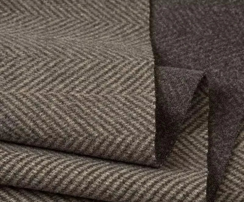 Tissu de Flanelle à Chevrons "Éco-Responsable"