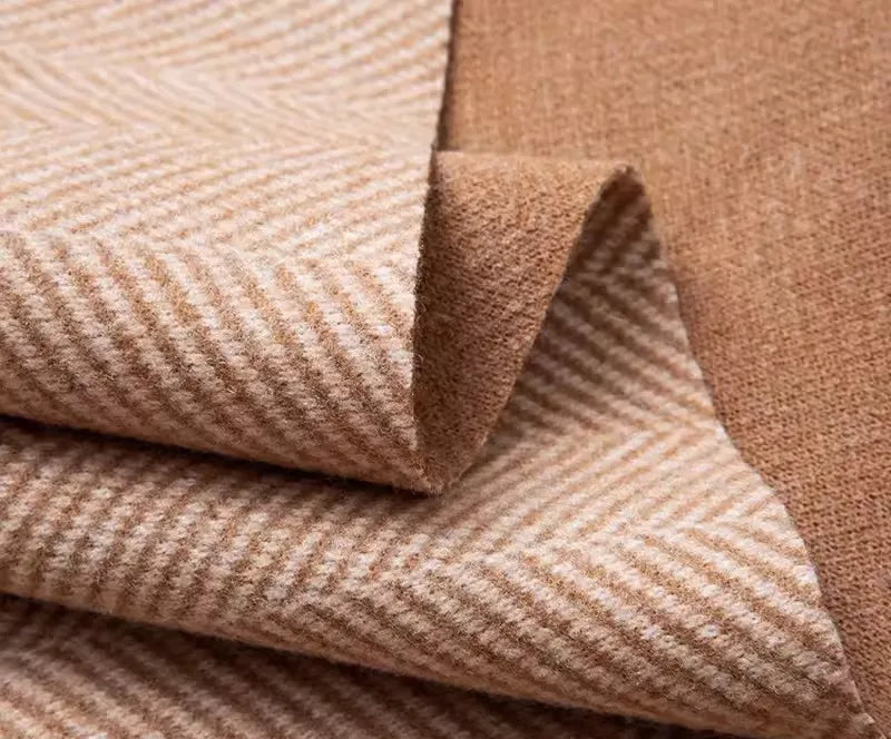 Tissu de Flanelle à Chevrons "Éco-Responsable"