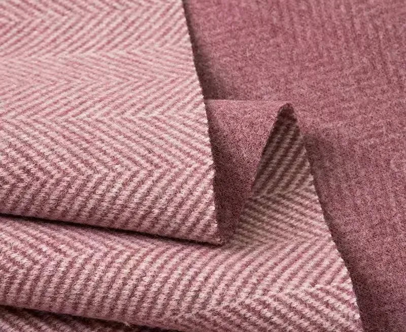 Tissu de Flanelle à Chevrons "Éco-Responsable"