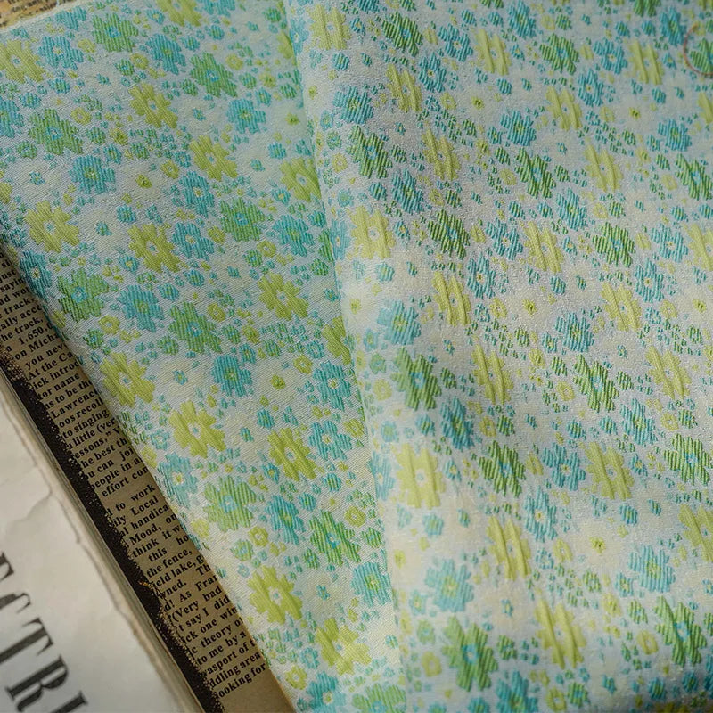 Tissu Jacquard "Harmonie Naturelle"