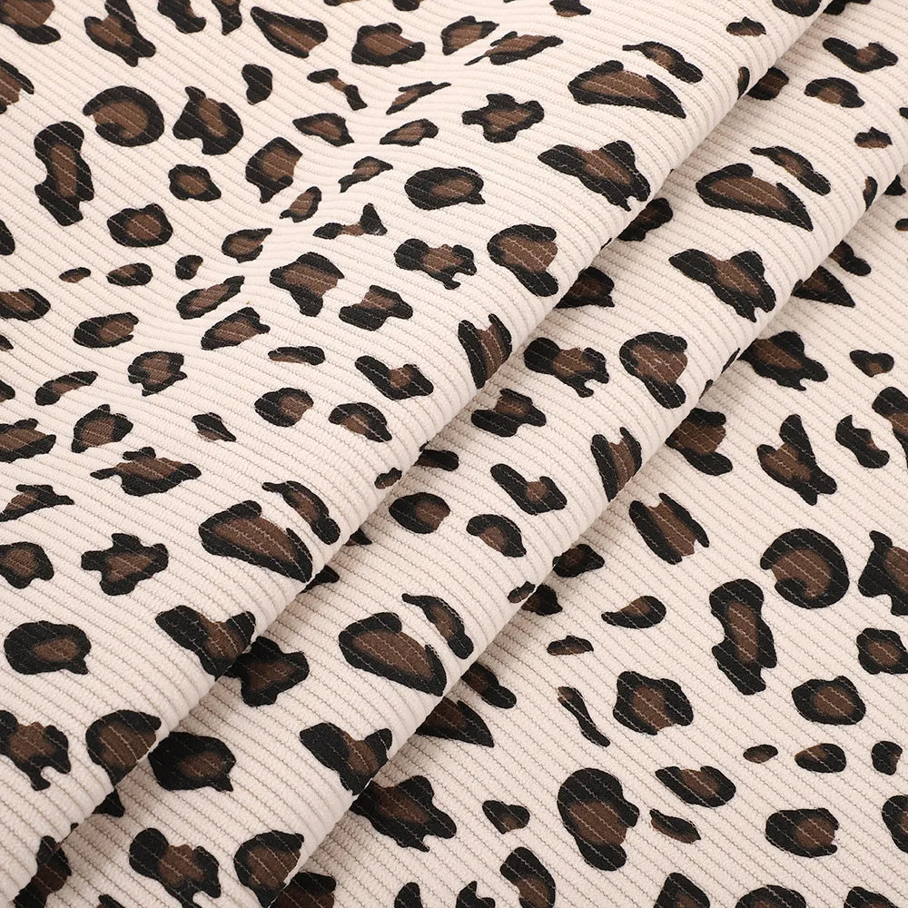 Tissu en Velours Côtelé "Ocelot"