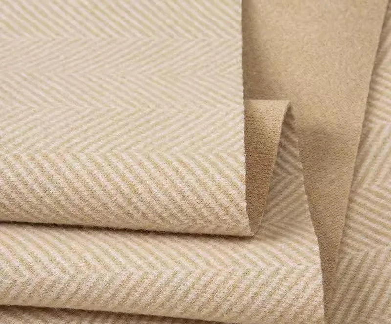 Tissu de Flanelle à Chevrons "Éco-Responsable"