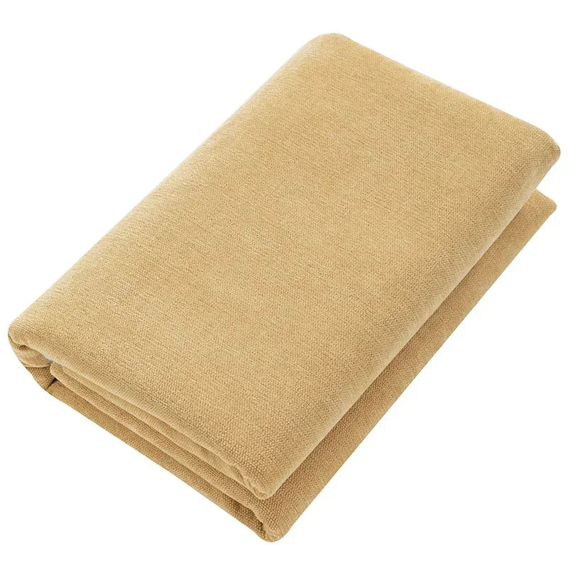 Tissu Chenille Uni Épais "Durabilité et Confort"