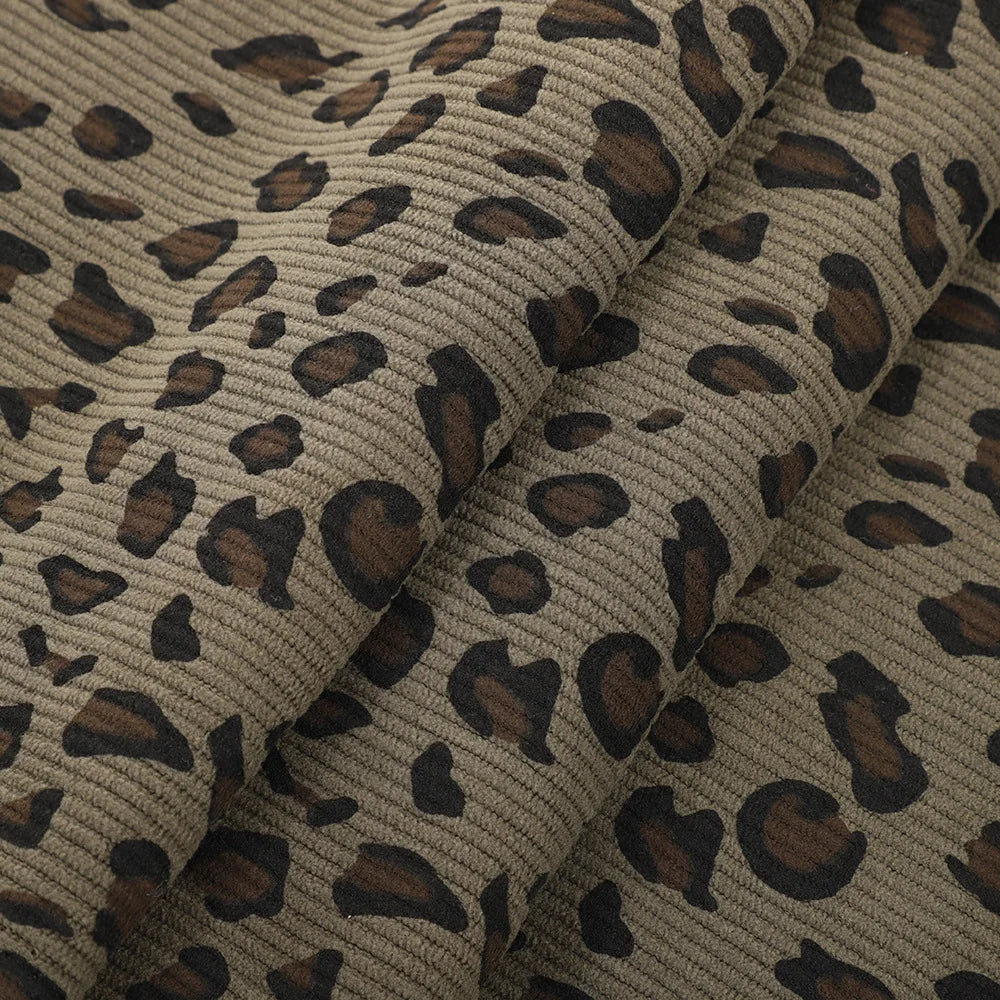 Tissu en Velours Côtelé "Ocelot"