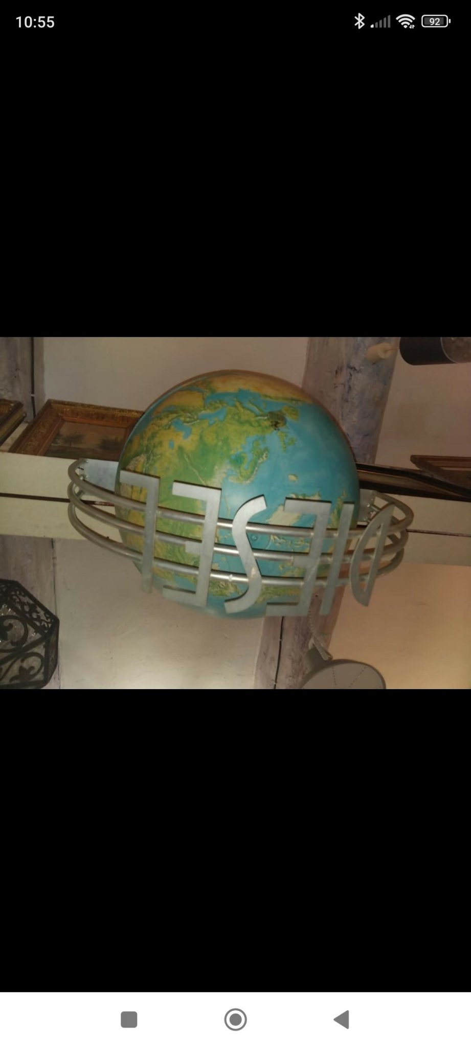 Applique mappemonde lumineuse DIESEL pour Morrison Hotel - Ethic Atelier